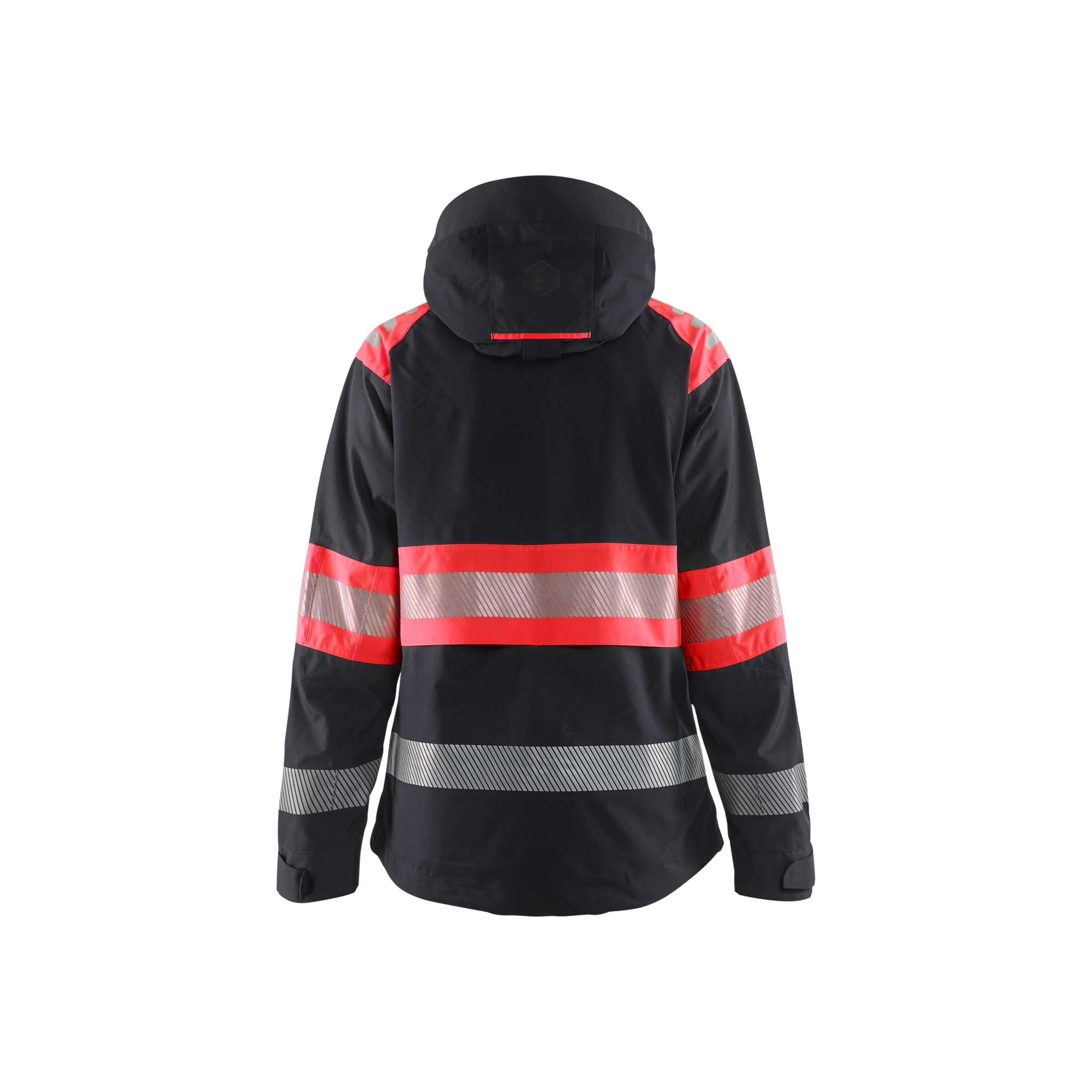 BLAKLADER 44301977 WOMEN’S HI VIS SHELL JACKET Hi Vis Reflective Shell Work Jacket WOMEN - Waterproof